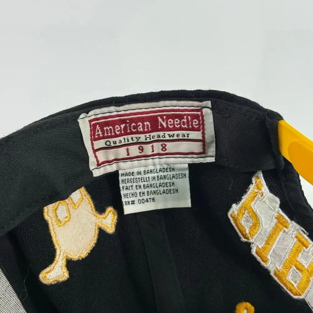 Pirates Snapback Hat American Needle Cooperstown‎ Black Gold
